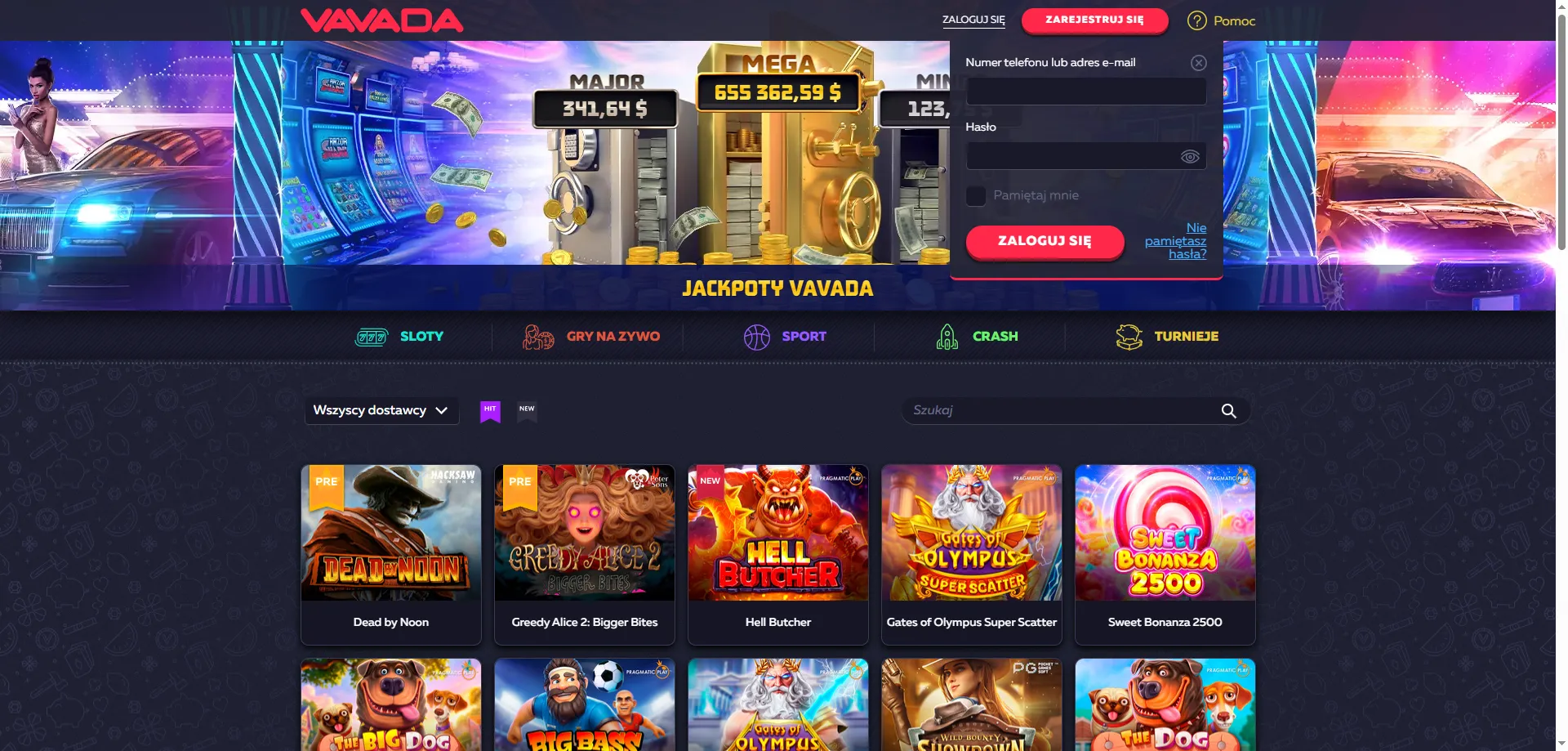 Logowanie do Vavada Casino &ndash; prosty panel konta gracza
